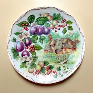 Royal Albert Harvest Festival Plate, Plum